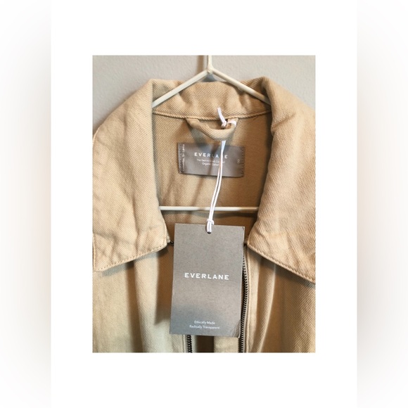 Everlane Denim Coverall Cargo Jumpsuit - Size 00 - Picture 6 of 6